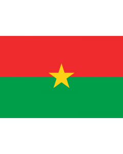 Burkina Faso Courtesy Flag