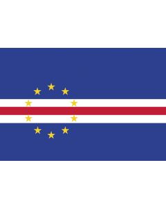 Cape Verde 12 x 9 Courtesy Flag Polyester