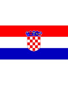 Croatia 12 x 9 Courtesy Flag Polyester