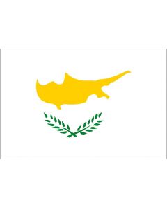 Cyprus 12 x 9 Courtesy Flag Polyester