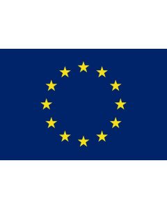 E.U. 12 x 9 Courtesy Flag Polyester