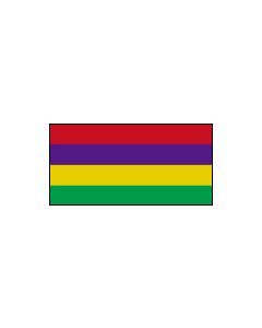 Mauritius 12 x 9 Courtesy Flag Polyester