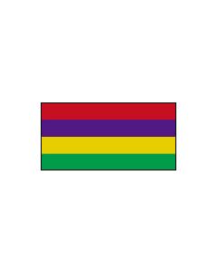 Mauritius 12 x 9 Courtesy Flag Polyester
