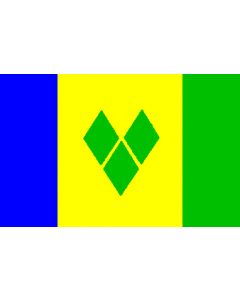 St. Vincent 12 x 9 Courtesy Flag Polyester