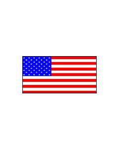 U.S.A. 12 x 9 Courtesy Flag Polyester