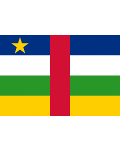 Central African Republic Courtesy Flag