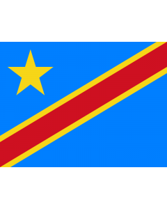 Congo, Democratic Republic Courtesy Flag