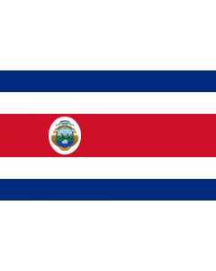 Costa Rica State Courtesy Flag
