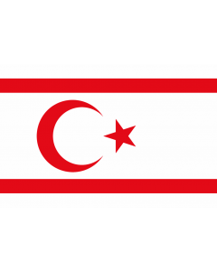 Cyprus Northern Courtesy Flag