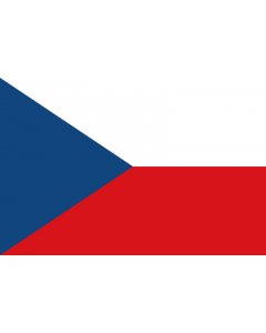 Czech Republic Courtesy Flag
