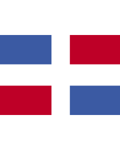 Dominican Republic Sewn Courtesy Flag