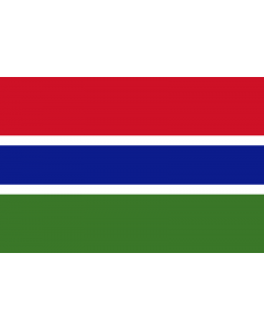 Gambia Courtesy Flag