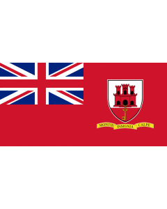 Gibraltar Merchant Courtesy Flag