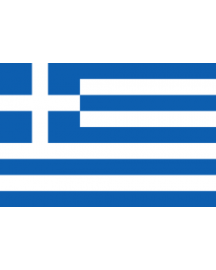 Greece National/Merchant Courtesy Flag