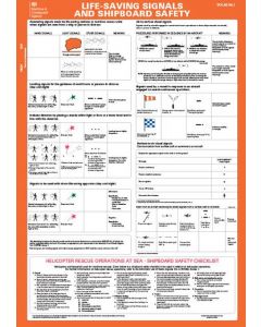 Life-Saving Signals And Shipboard Safety (SOLAS No.1 Poster)