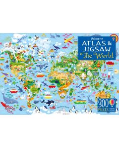 Usborne Atlas and Jigsaw - The World