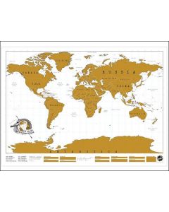 World Scratch Map 