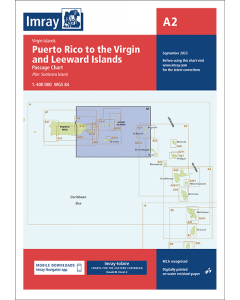 A2 Puerto Rico to the Virgin and Leeward Islands (Imray Chart)