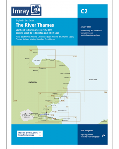 C2 The River Thames - Teddington to Southend (Imray Chart)