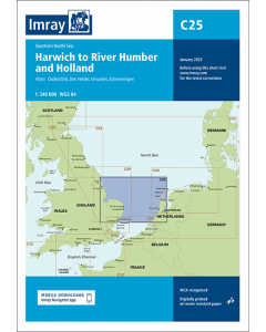 C25 Harwich to River Humber and Holland (Imray Chart)