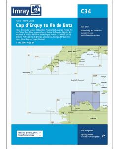 C34 Cap D'Erquy to Ile De Batz (Imray Chart)