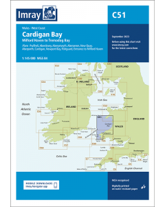 C51 Cardigan Bay - Milford Haven to Tremadog Bay (Imray Chart)
