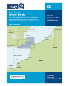 C8 Dover Strait - North Foreland to Beachy Head and Boulogne (Imray Chart)