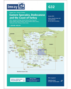 G32 Eastern Sporades, Dodecanese & the Coast of Turkey (Imray Chart)