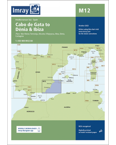 M12 Cabo de Gata to Dénia and Ibiza (Imray Chart)