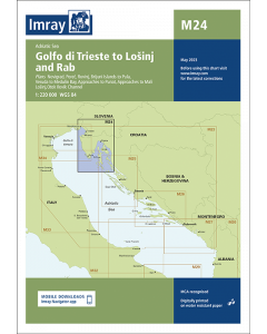 M24 Golfo di Trieste to Lošinj and Rab (Imray Chart)