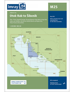 M25 Otok Rab to Sibenik (Imray Chart)