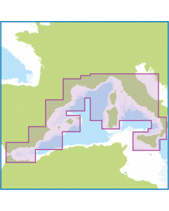 Imray Digital Charts for Raymarine ID50 Western Mediterranean

