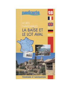 Fluviacarte Guide 28 - La Baise et Le Lot Aval