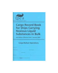 Cargo Record Book for Ships Carrying Noxious Liquid Substances in Bulk