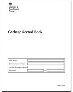 MCA Garbage Record Book