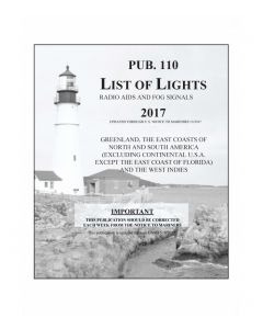 Pub. 110 List of Lights- Radio Aids and Fog Signals