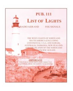 Pub. 111 List of Lights, Radio Aids and Fog Signals
