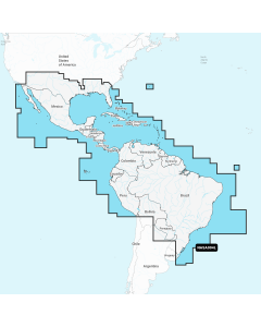 Navionics+ Large - Mexico, Caribbean to Brazil