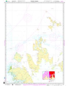 Norwegian Chart 541: Nordporten - Sjuøyane