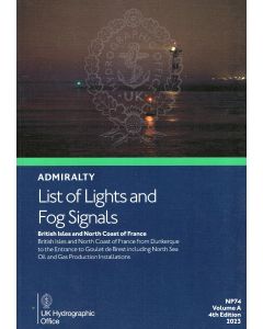 NP74 - ADMIRALTY List of Lights and Fog Signals: British Isles and North Coast of France (Volume A)