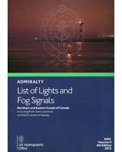 NP81 - ADMIRALTY List of Lights and Fog Signals: Northern and Eastern Coasts of Canada (Volume H)