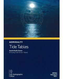 NP204 - ADMIRALTY Tide Tables: South Pacific Ocean (including Tidal Stream Tables) (2021)