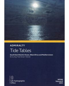 NP208  - ADMIRALTY Tide Tables: South East Atlantic Ocean (2023)