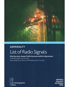 NP286(1) - ADMIRALTY List of Radio Signals: Pilot Services, Vessel Traffic Services and Port Operations - United Kingdom and Europe