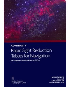 NP303[2] - ADMIRALTY Rapid Sight Reduction Tables For Navigation: Volume 2