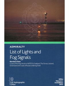 NP84  - ADMIRALTY List of Lights and Fog Signals: Northern Seas (Volume L)