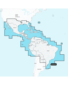 Garmin Navionics+ Large - Mexico, Caribbean to Brazil