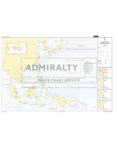 ADMIRALTY Chart 5141[10]: Routeing Chart Malacca Strait To Marshall Islands - October