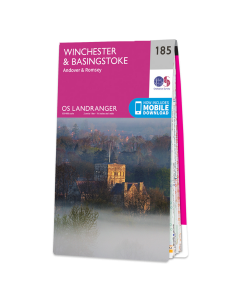 OS Landranger Map - Winchester and Basingstoke (185)