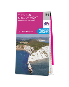 OS Landranger Map - Solent and Isle of Wight (196)